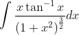 \int \frac{x\tan ^{-1}x}{\left ( 1+x^{2} \right )^{\frac{3}{2}}}dx